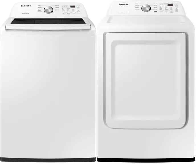 Samsung 3200 series washer and outlet dryer