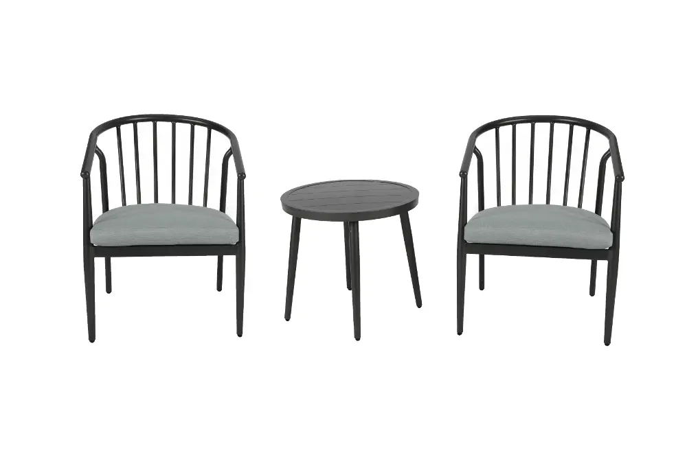 11890018T001-AL Pasadena Patio Black 3 Piece Chat Set-1