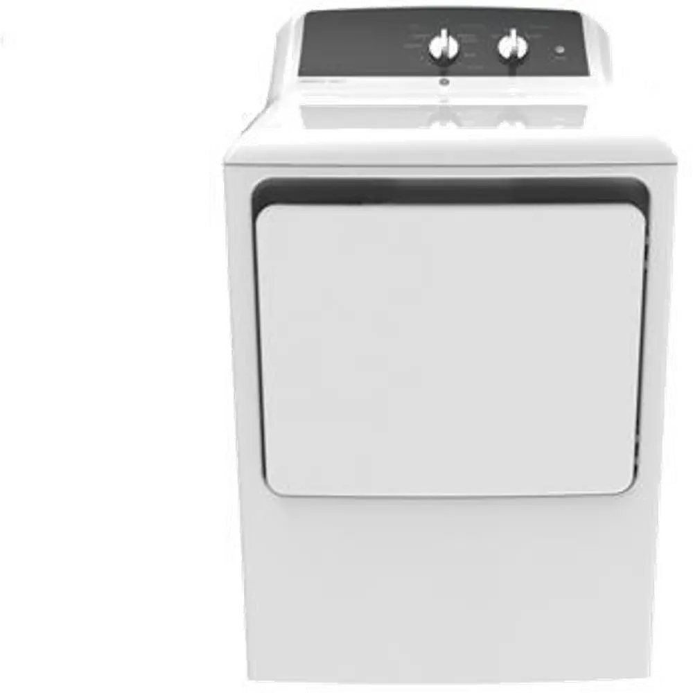 GTX52EASPWB GE Electric Dryer with Reverse-a-Door - 6.2 cu. ft. White-1