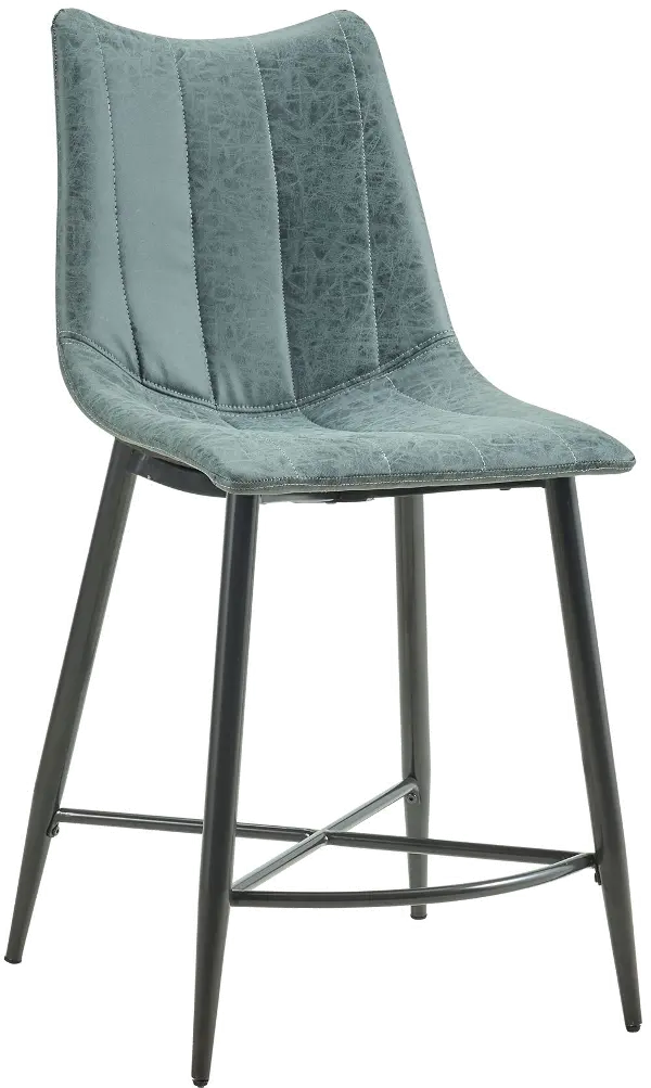 Rocco Gray Upholstered Counter Height, Gray Upholstered Counter Height Bar Stools