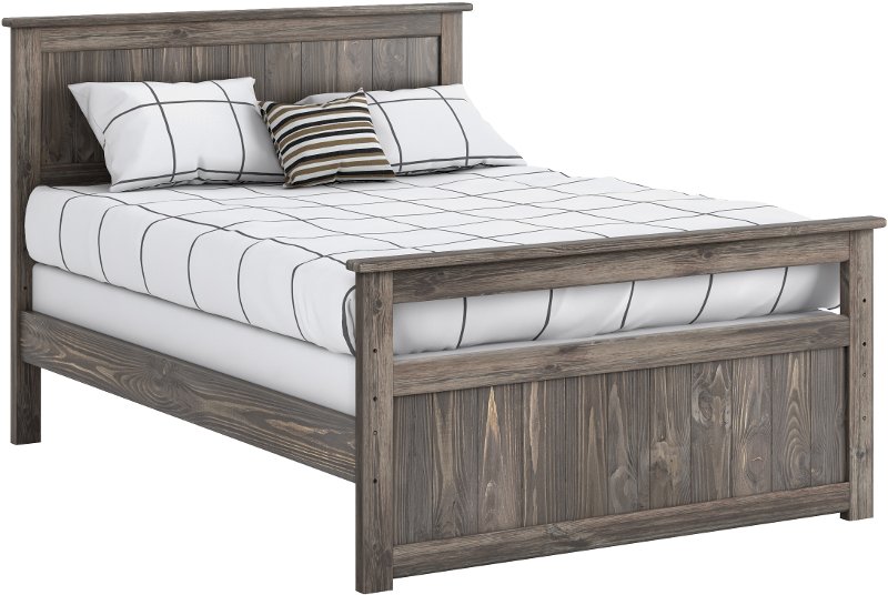 Fort Rustic Driftwood Full Size Panel, Driftwood King Size Bed