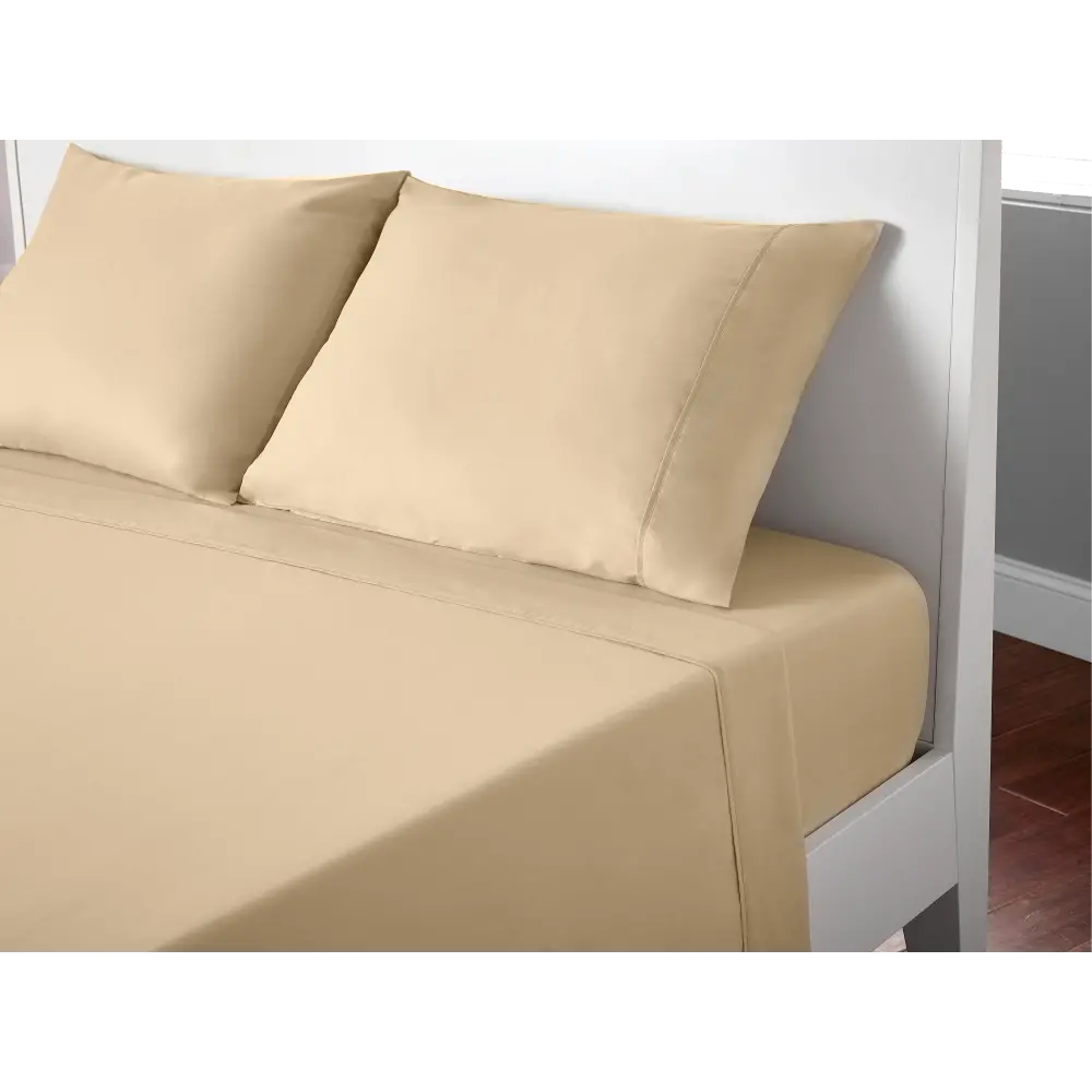 S11TBMT53 Bedgear Sand Microfiber Twin Bed Sheets-1
