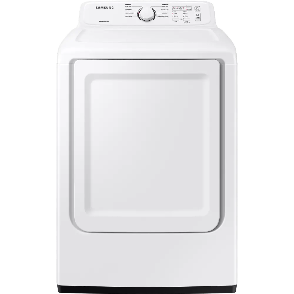 DVG41A3000W Samsung Gas Dryer with Sensor Dry and 8 Drying Cycles - 7.2 cu. ft. White-1