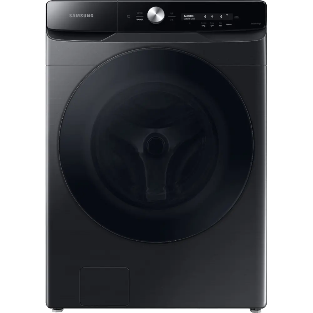 WF50A8600AV Samsung Extra-Large Capacity Smart Dial Front Load Washer with CleanGuard - Brushed Black 5.0 cu. ft.-1