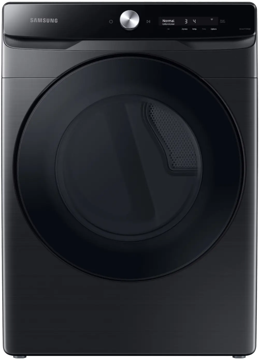 DVE50A8600V Samsung Smart Dial Electric Dryer with Super Speed Dry in Brushed Black-1