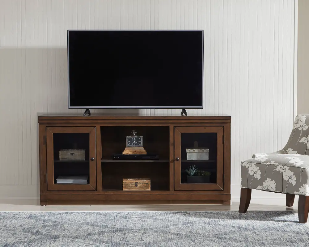 Memphis Contemporary Cherry 68 Inch TV Stand-1