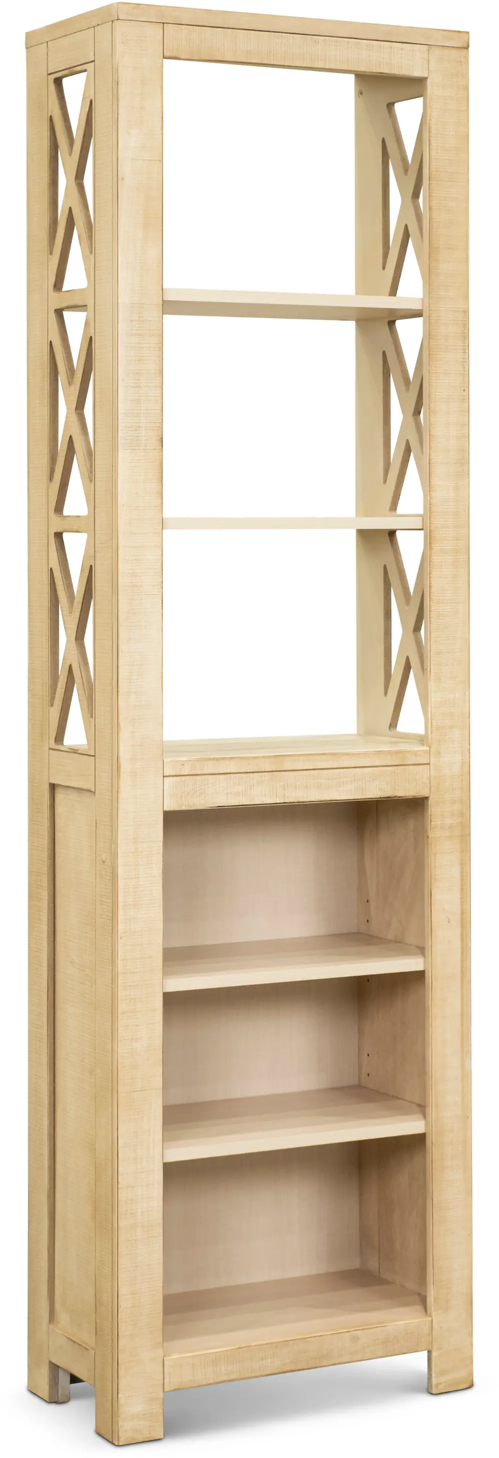 Phoenix White Bookcase-1