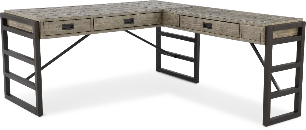 Grayson Gray L-Shaped Desk-1