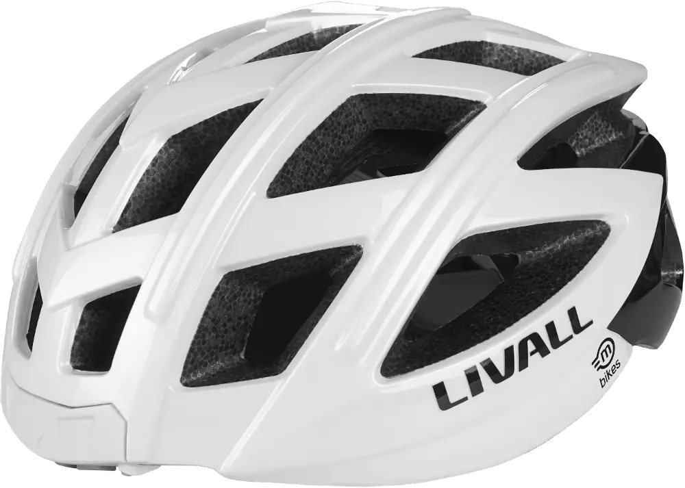 BHR0E-WHITE Magnum Smart Bluetooth Livall Helmet - White-1