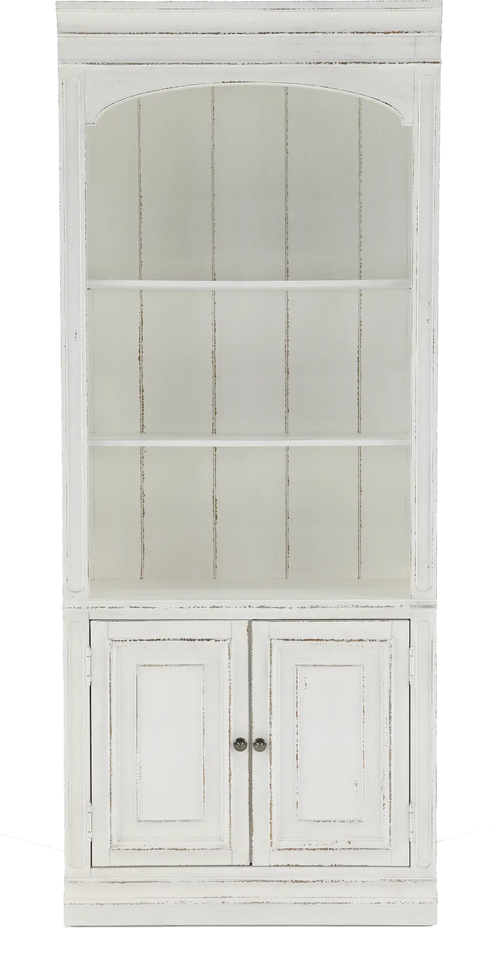 Magnolia Manor Antique White Bookcase-1