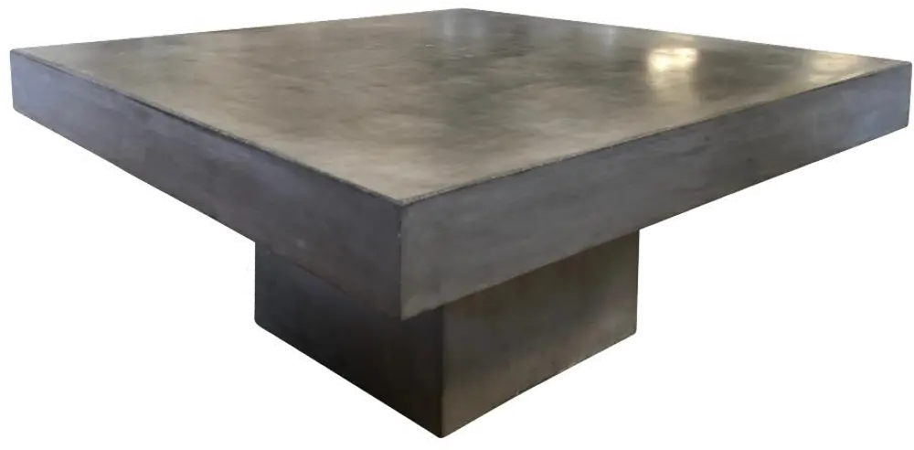 Clemente Modern Polished Concrete Coffee Table-1