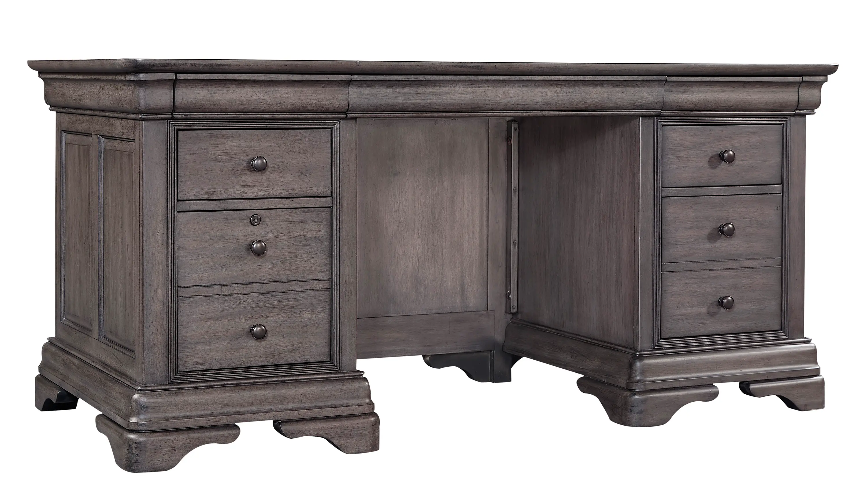 Sinclair Ash Gray Executive Desk
