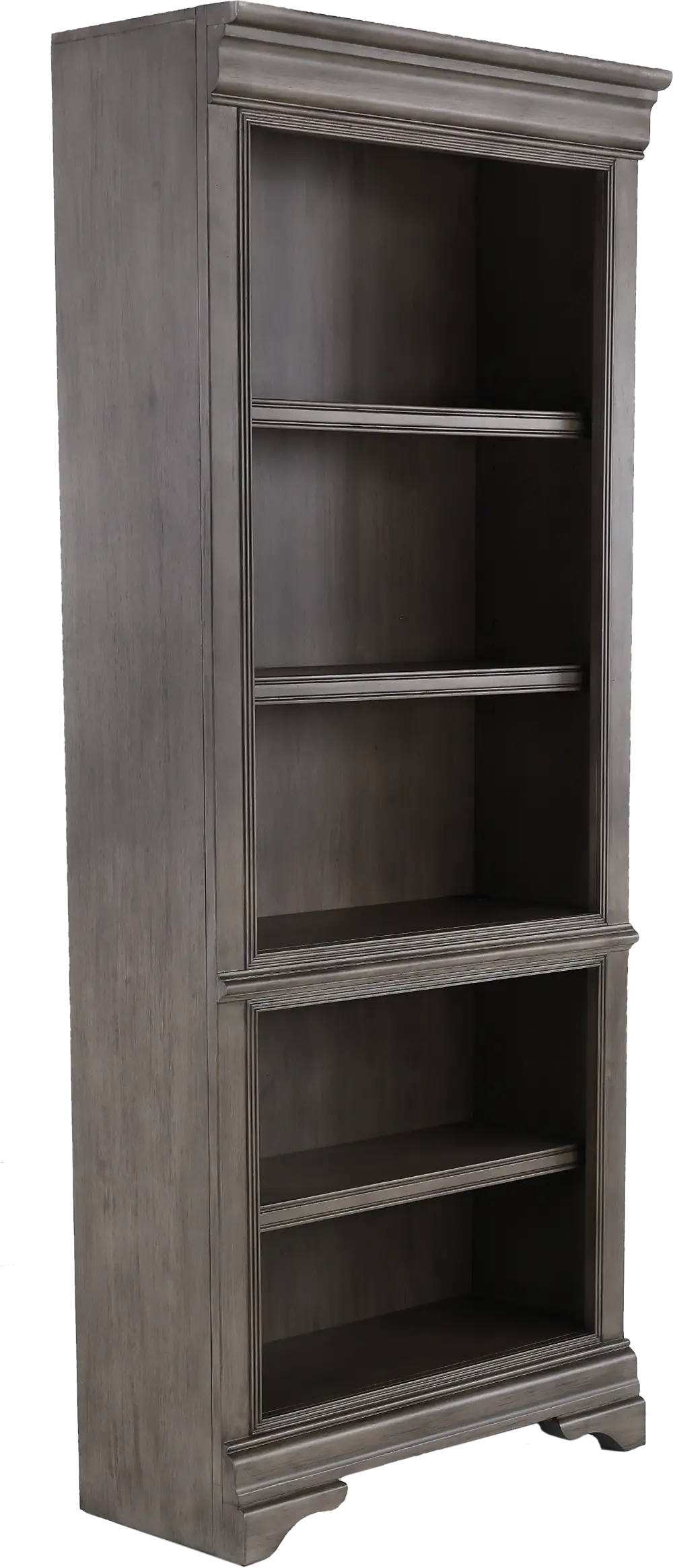 Sinclair Ash Gray Bookcase-1