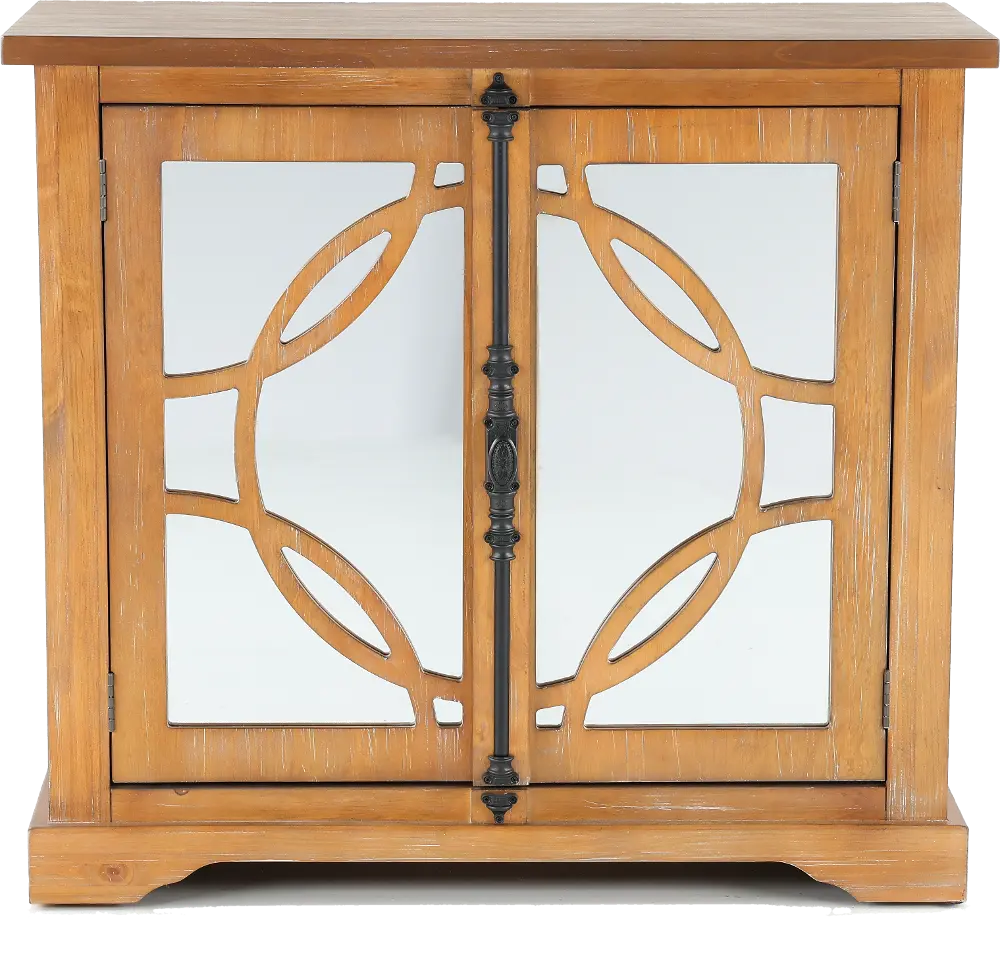 Emma Natural Tan Accent Cabinet-1