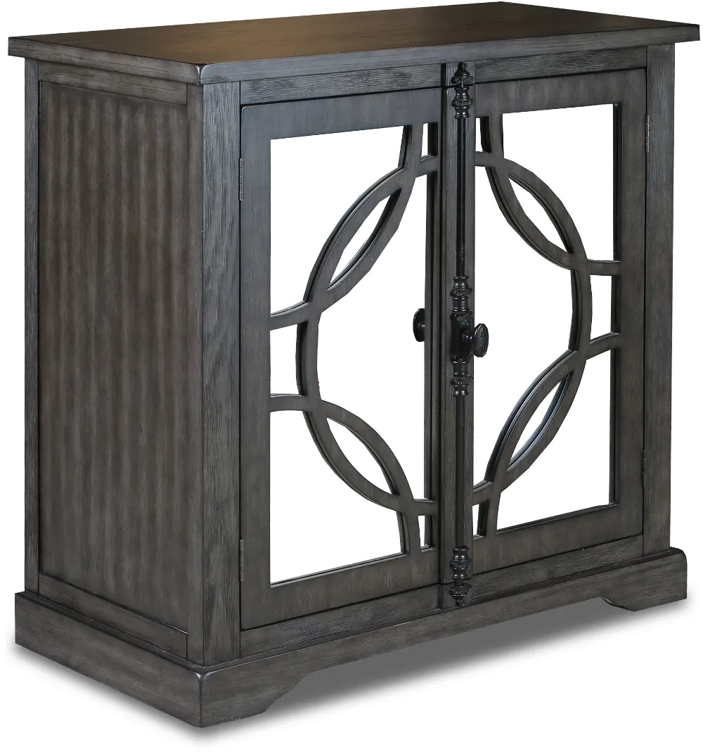 Emma Rustic Gray Accent Cabinet-1