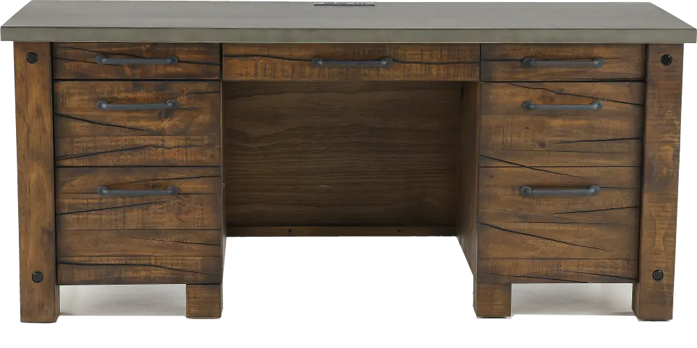 Jasper Rustic 68  Office Credenza-1