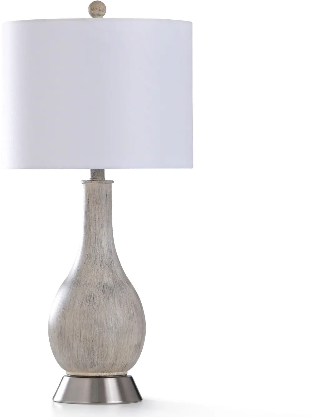 Gray Wash Table Lamp - Roanoke-1