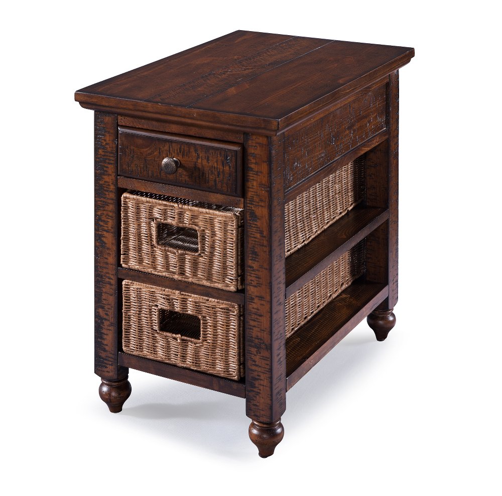 Cottage Lane Brown Side Table
