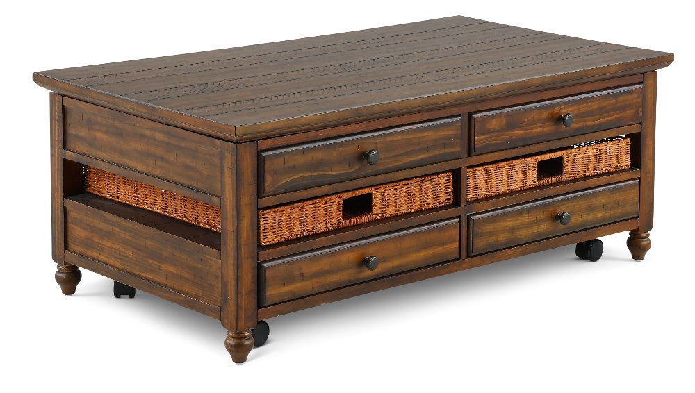 Cottage Lane Brown Lift-top Coffee Table