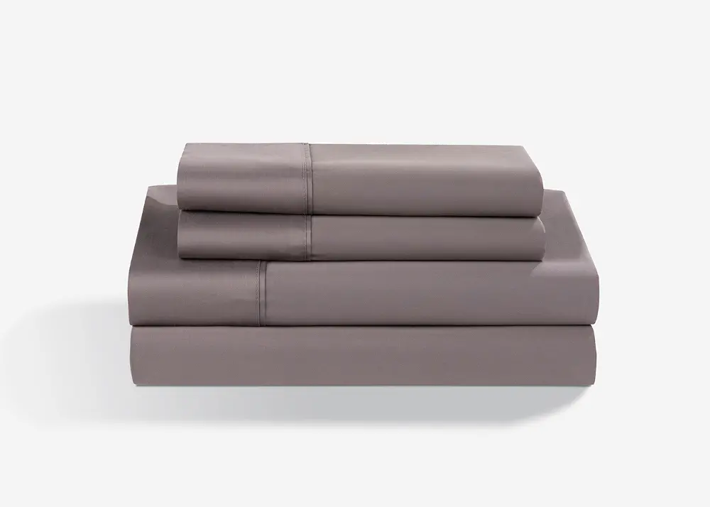 BGS199403 BedGear Gray Hyper Cotton Full Bed Sheets-2