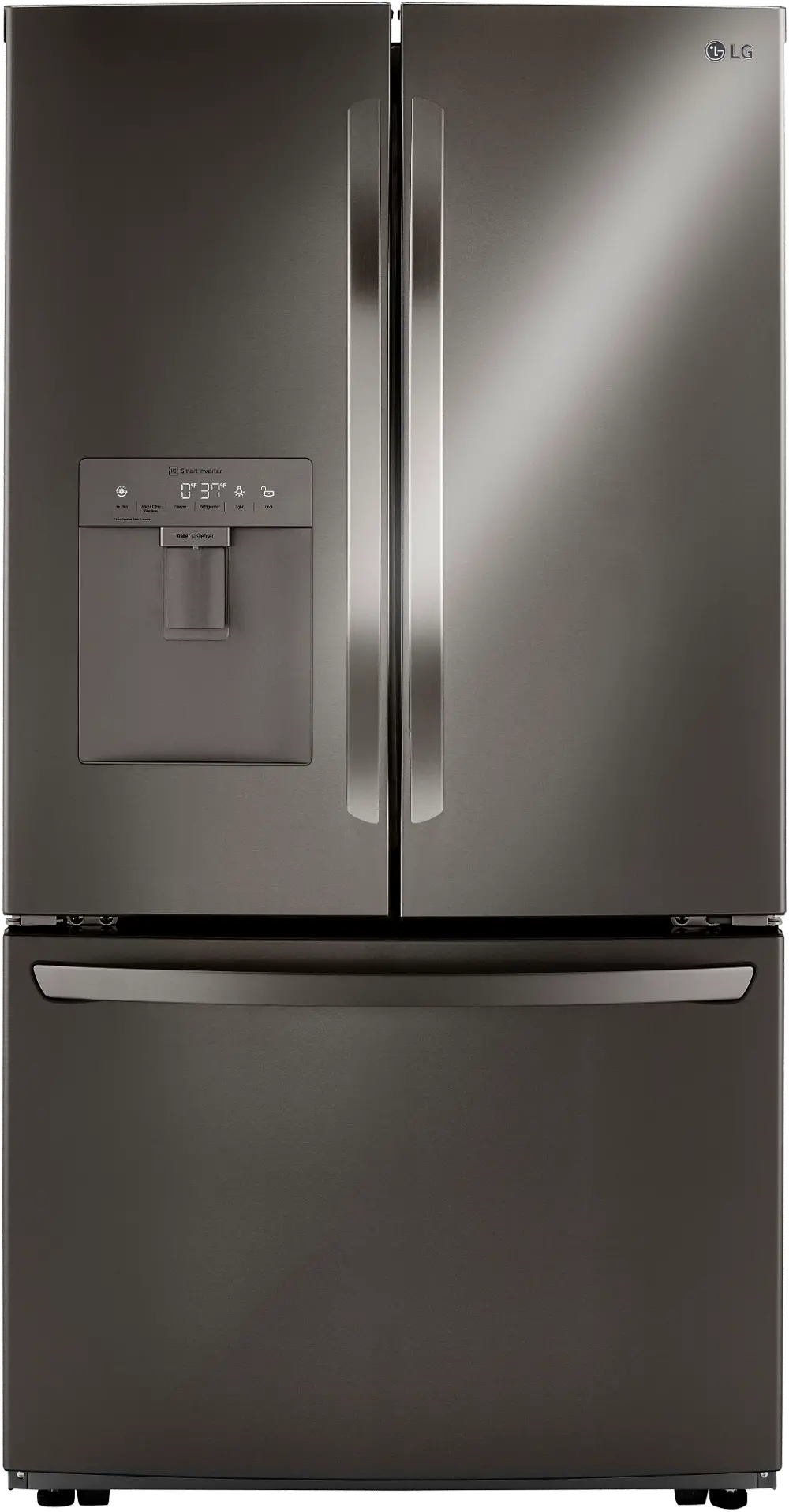LRFWS2906D LG 29 cu ft French Door Refrigerator - Black Stainless Steel-1