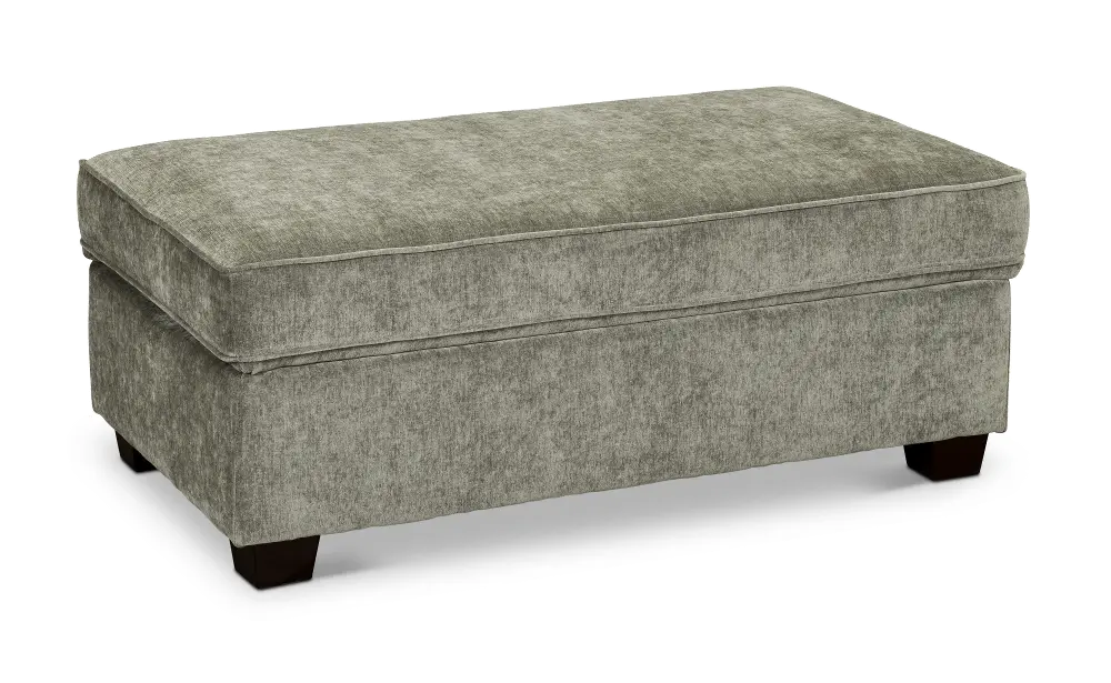 Marinette Gray Storage Ottoman-1