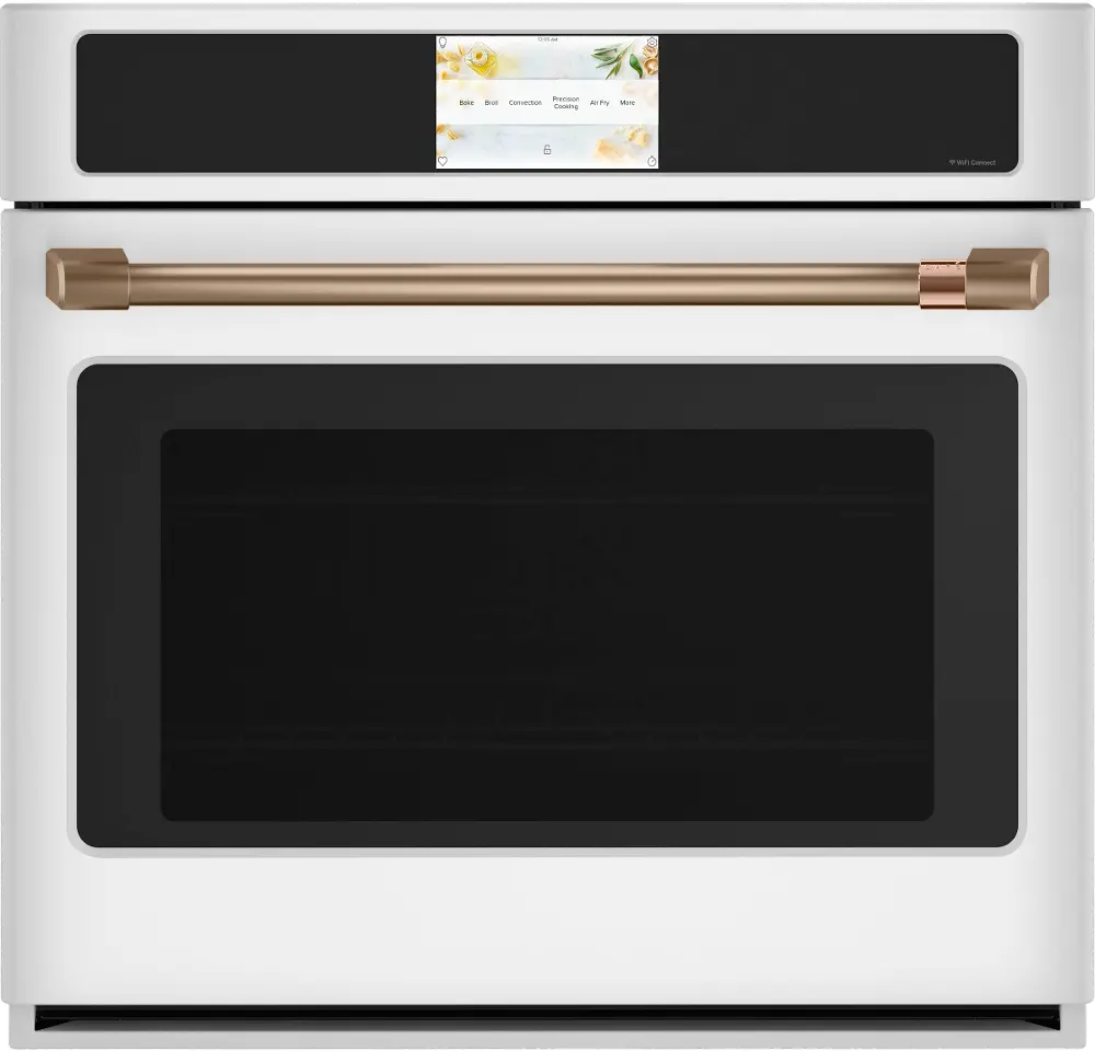 CTS90DP4NW2 Cafe 5.0 cu ft Single Wall Oven - Matte White 30 Inch-1