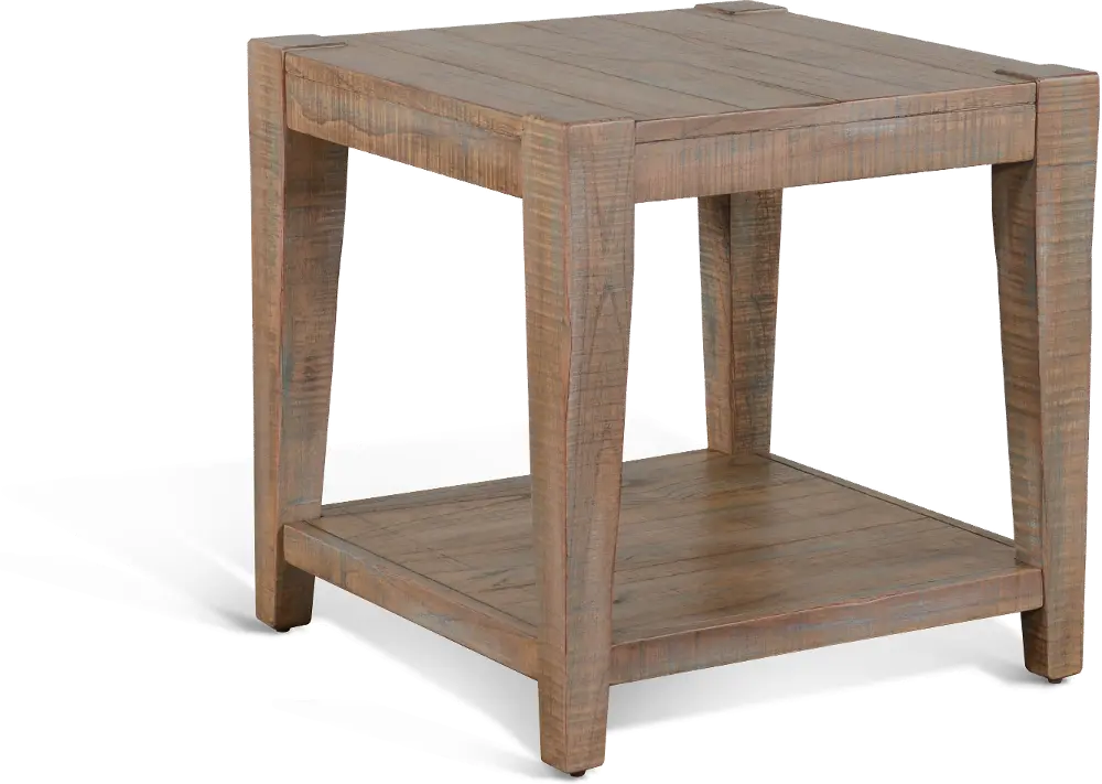 Platt Weathered Brown End Table-1