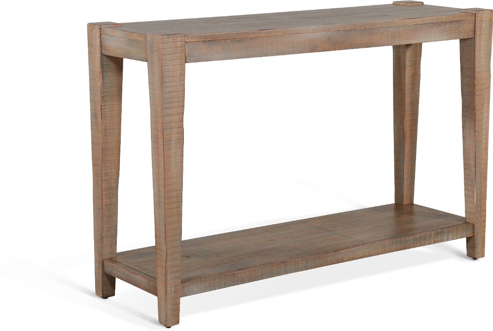 Platt Weathered Brown Sofa Table