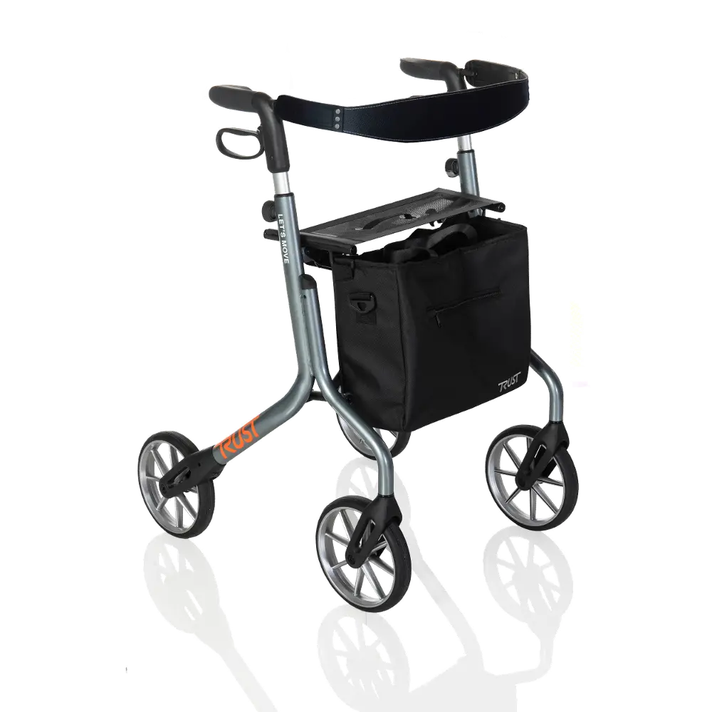 4800-GR Gray Let's Move Rollator Walker-1