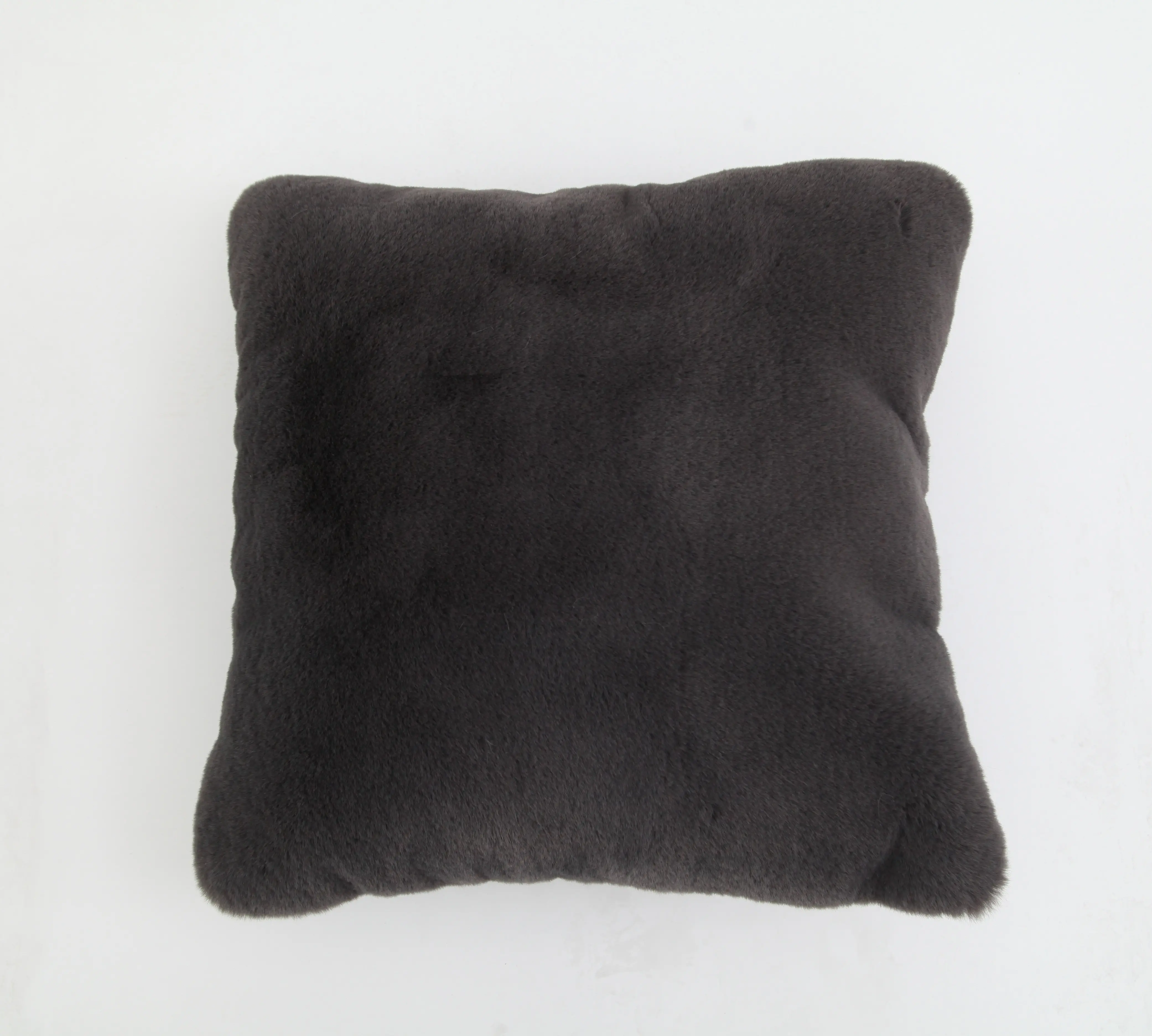 Charcoal faux fur online throw