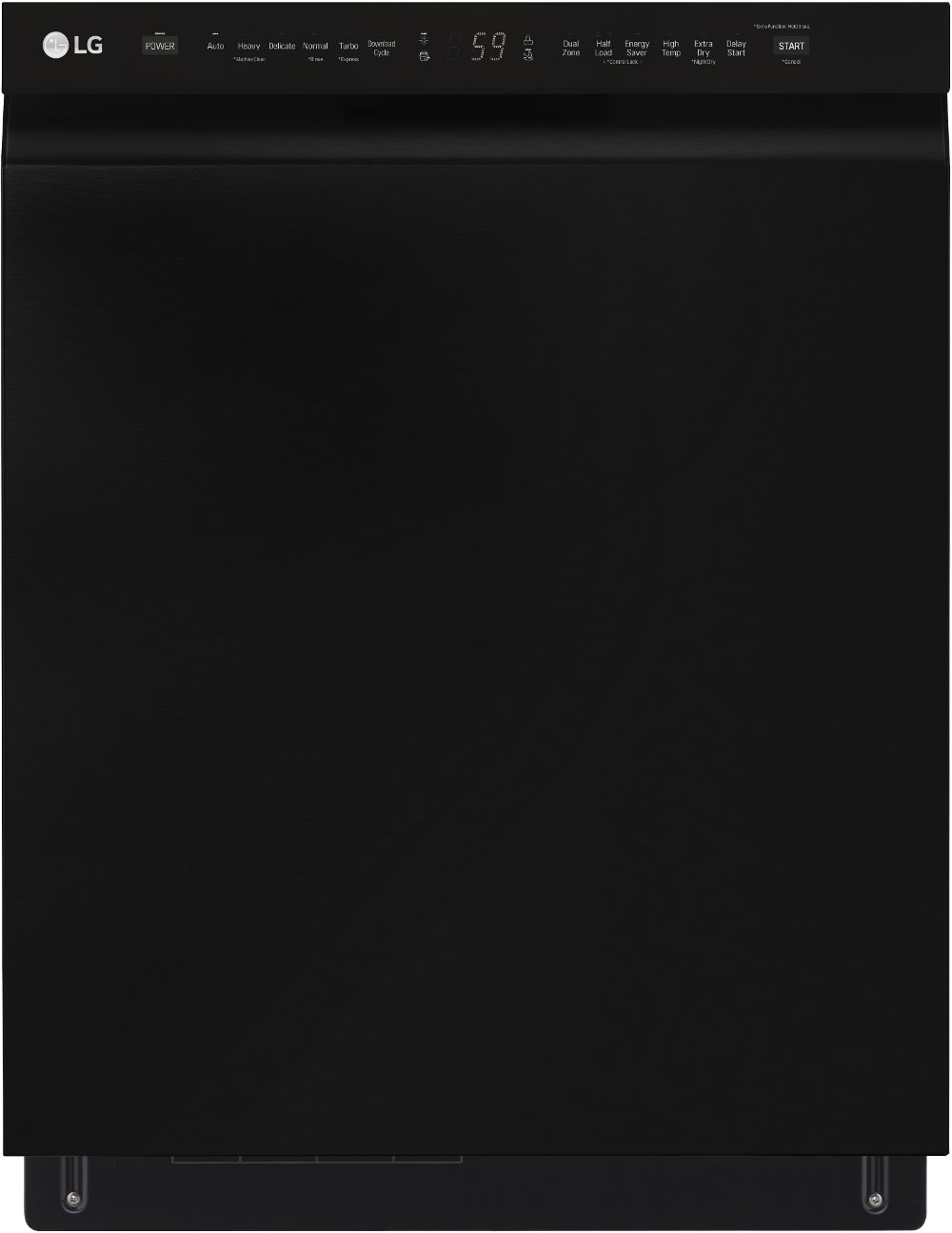 LG Front Control Dishwasher - Black