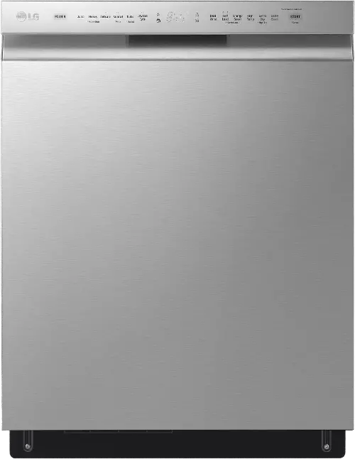 LG 24 Front Control Smart Built-In Stainless Steel Tub Dishwasher with 3rd  Rack, Quadwash, and 48dba Stainless Steel LDFN4542S - Best Buy