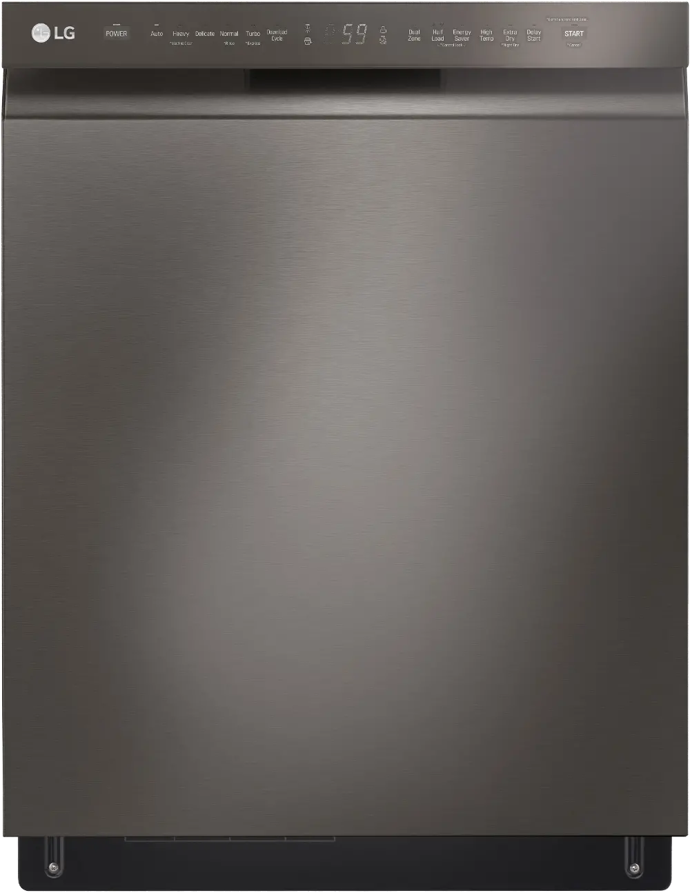 LDFN4542D LG Front Control Dishwasher - Black Stainless Steel-1