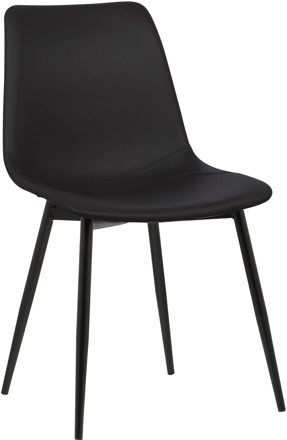 112266045 Monte Black Upholstered Dining Room Chair sku 112266045