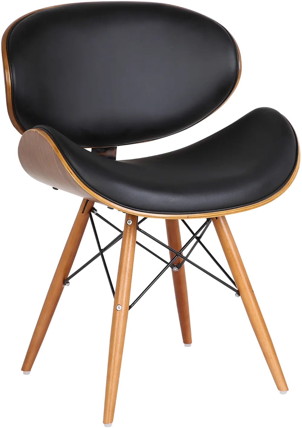 LCCASIWABL Cassie Brown and Black Dining Room Chair-1