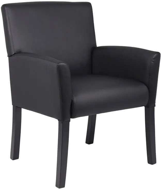 B639-BK Boss Black Arm Chair sku B639-BK