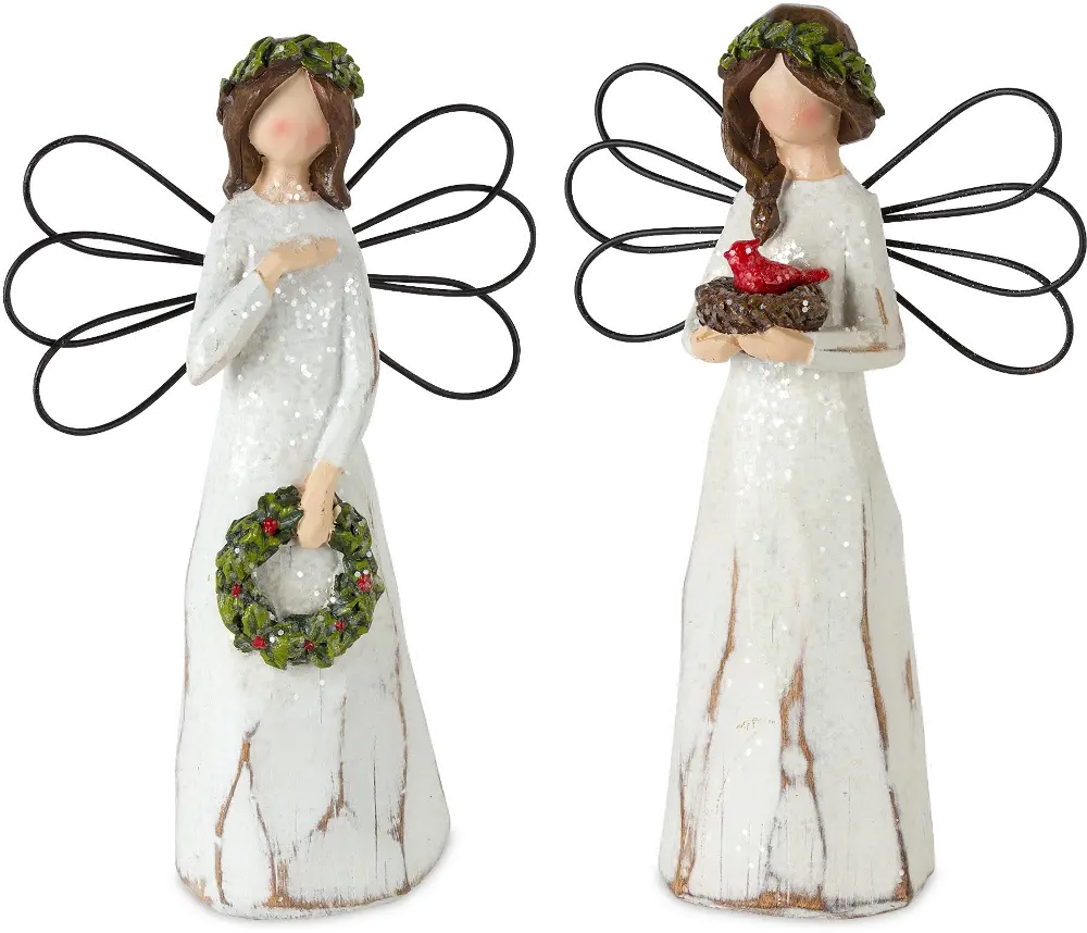 Assorted Multi Color Resin Angel Figurine-1