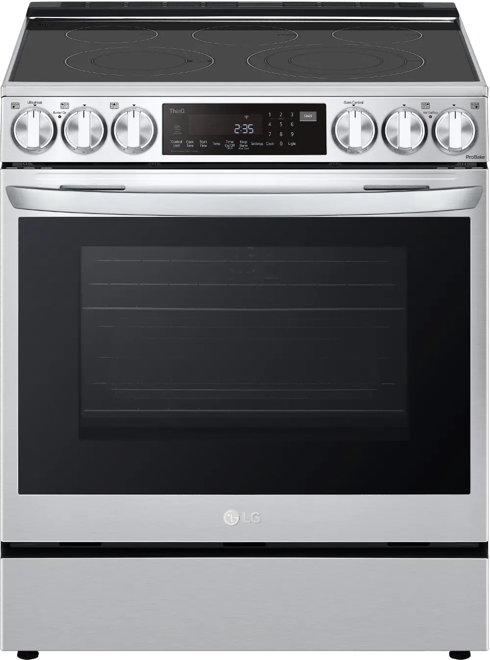 LSEL6335F LG 6.3 cu ft Electric Range with InstaView - Stainless Steel-1