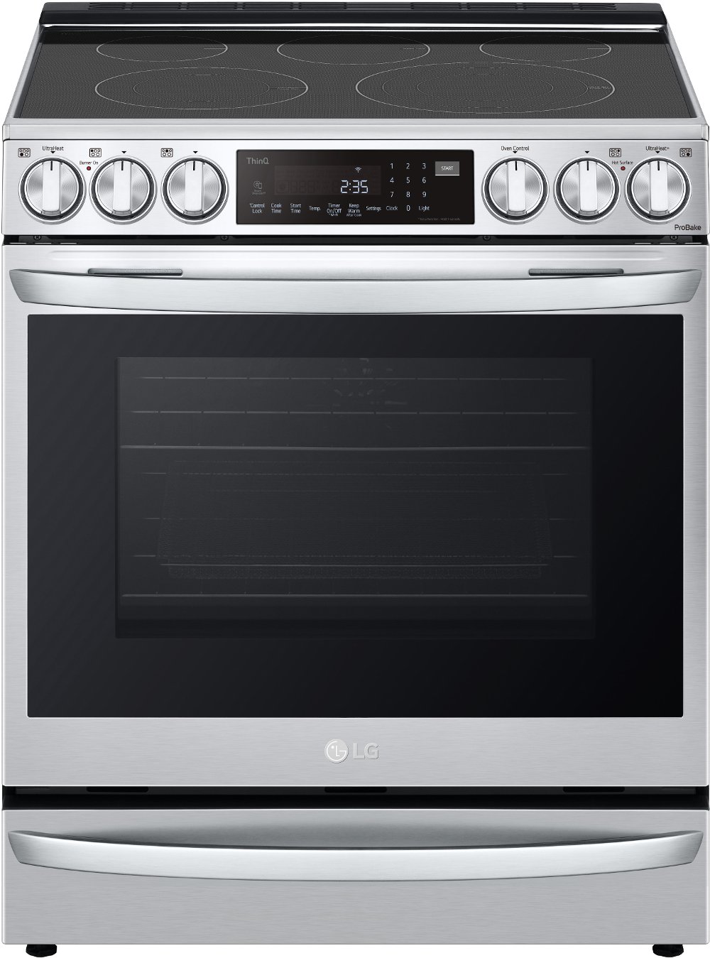 LG 6.3 cu ft Electric Range with InstaView - Stainless Steel