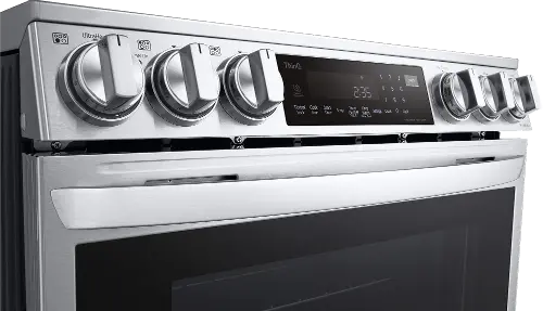 LG 6.3 Cu ft Electric Range with InstaView - Stainless Steel