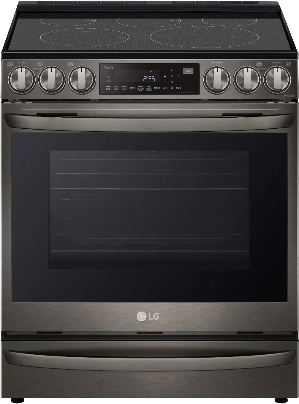 LSEL6337D LG 6.3 cu ft Electric Range with InstaView - Black Stainless Steel-1