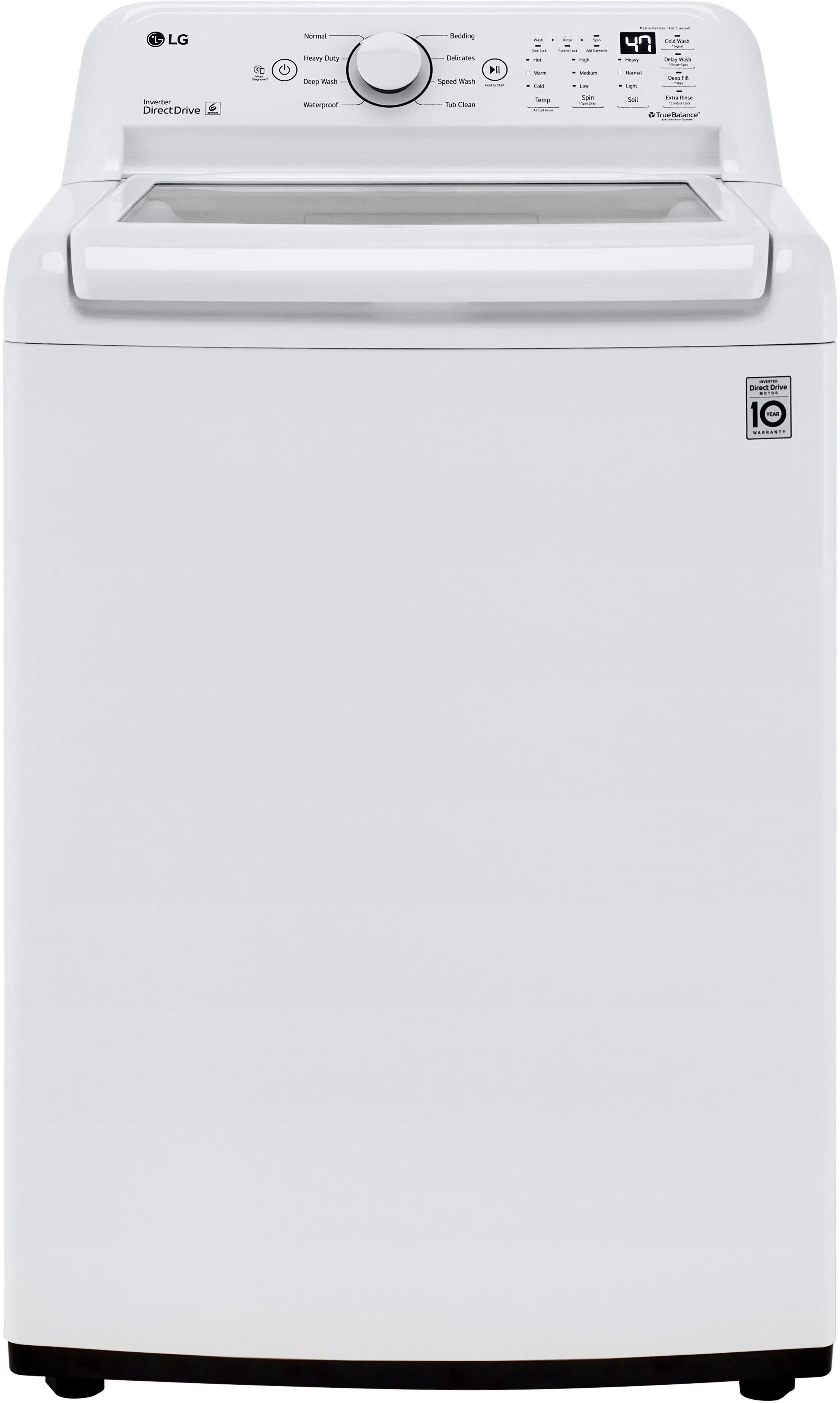 Lg washer top online load with agitator