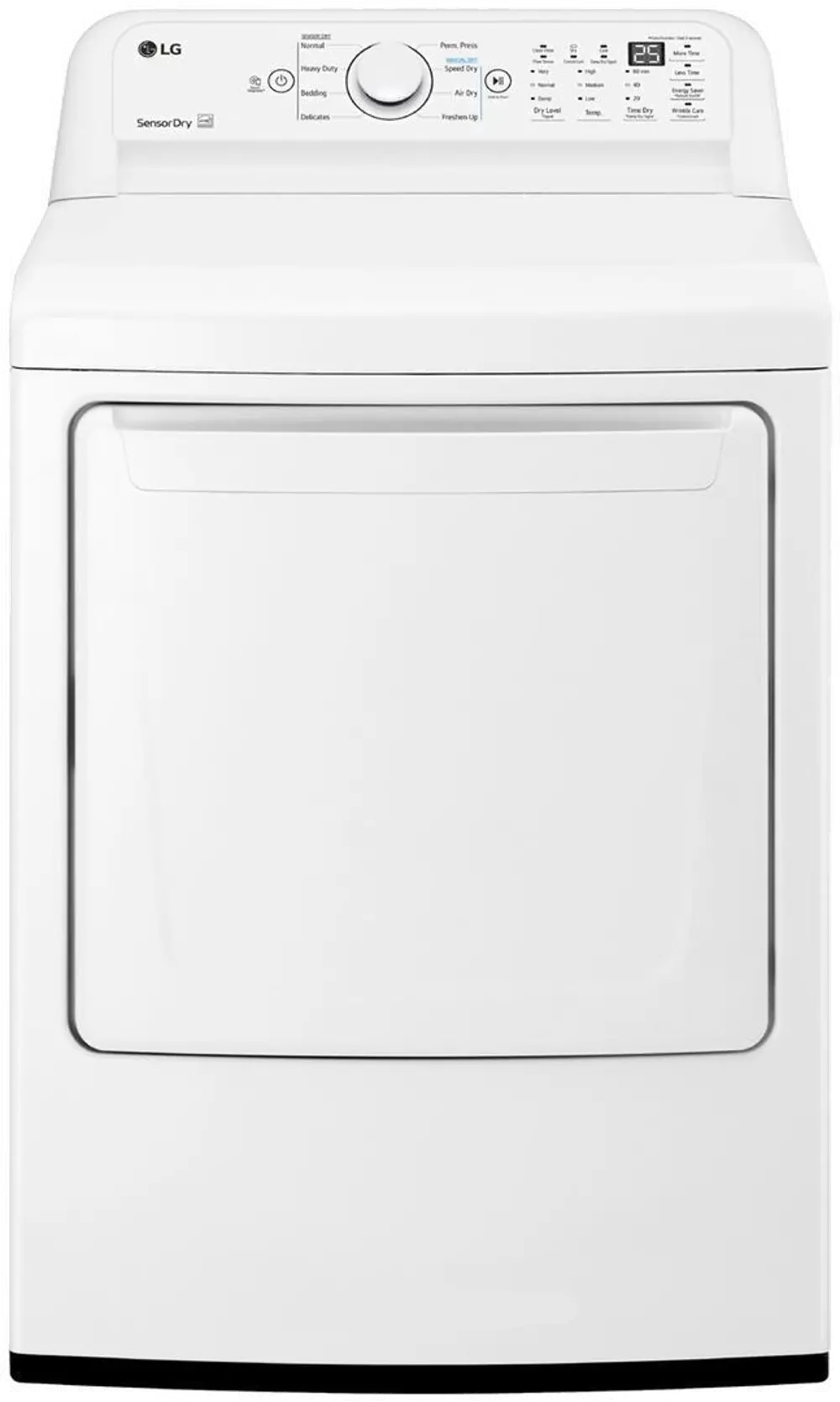 DLE7000W LG Electric Front Load Dryer 7000 - 7.3 cu. ft. White-1