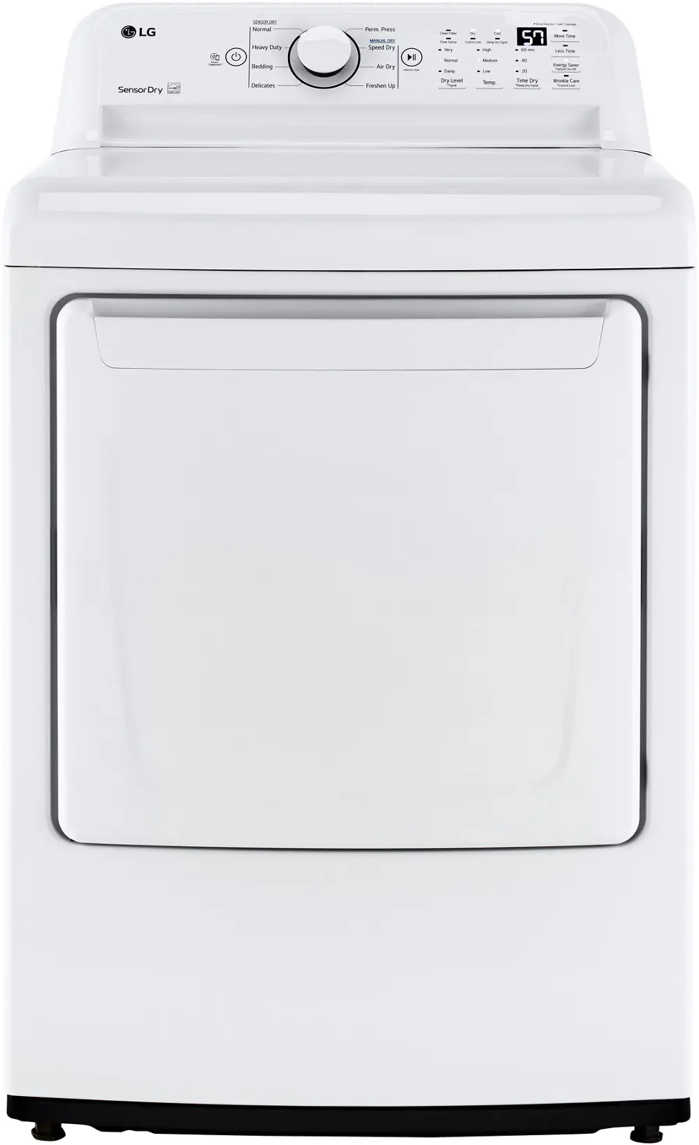 DLG7001W LG Gas Dryer 7000 - 7.3 cu. ft. White-1
