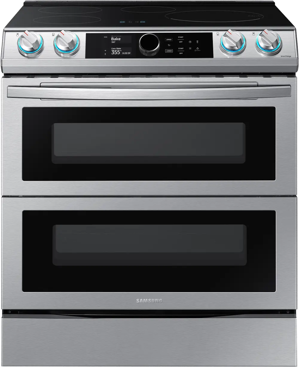 NE63T8951SS Samsung 6.3 cu ft Double Oven Induction Range - Stainless Steel-1