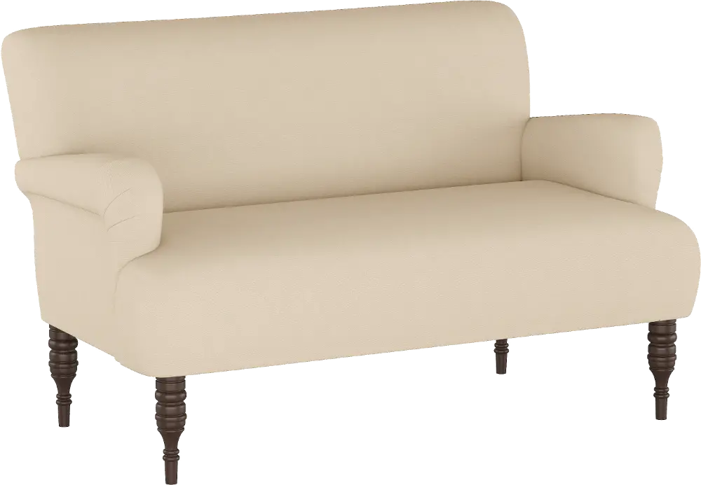 9506LNNLNN Clara Linen Tan Settee - Skyline Furniture-1