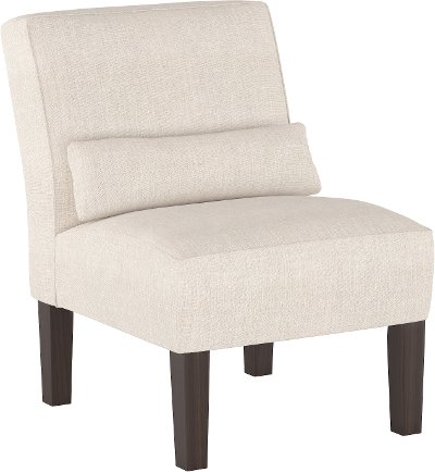 Sandstone Armless Chair Rc Willey, Pink Armless Chair