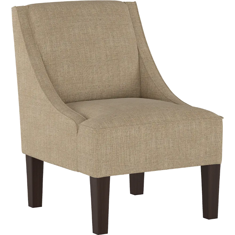 72-1ZMLNN Parker Tan Swoop Arm Accent Chair - Skyline Furniture-1