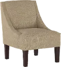 72-1ZMLNN Parker Tan Swoop Arm Accent Chair - Skyline Furniture